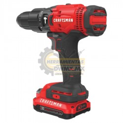 Taladro Percutor Inalámbrico 1/2'' 20V CRAFTSMAN CMCD711C2 